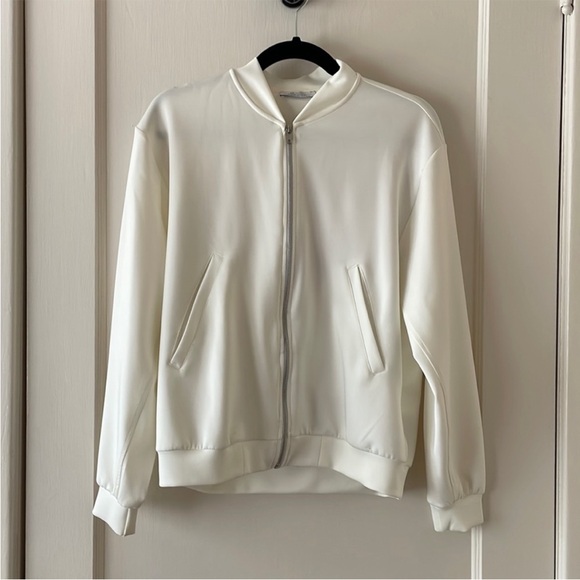 Zara Give Me A Break Bomber Jacket Small - Picture 3 of 14